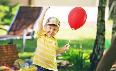 Happy Boy - balloon, sweet, happy, cute