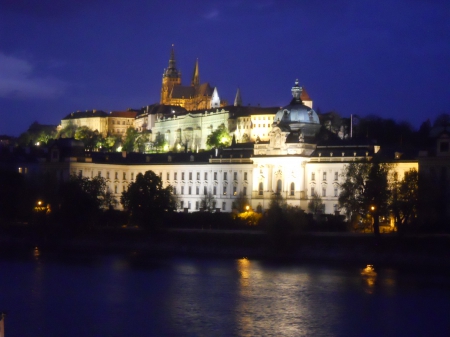 Night picture from Prague - Prague, picture, beautiful, panorama, night, light, sky, wallpaper