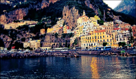 Amalfi Coast_Italy - italy, panorama, italia, coast, view, town, architecture, rock, sea, landscapes