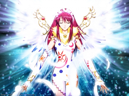 Naegino Sora - sora, angel, girl, kaleido star, wings, anime