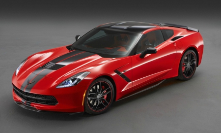 2015 Chevrolet Corvette Stingray Pacific Design Package - red, stingray, bowtie, gm