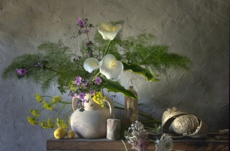 Still life - flowers, lovely, nature, soft