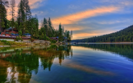 River - water, amazing, trees, river