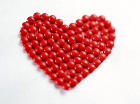 â™¥ - white, berry, red, heart, day, valentine, fruit