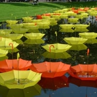 FLOATING UMBRELLAS