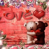 teddy in love