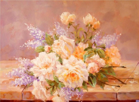 Still life - flowers, still life, soft, beauty