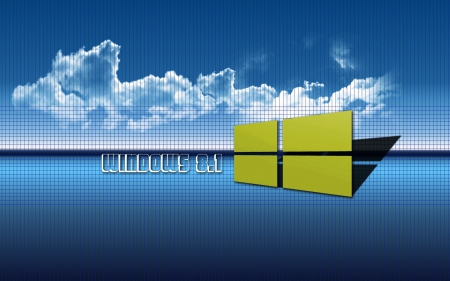 Windows 8.1 - cloud, didis, lines, shadows