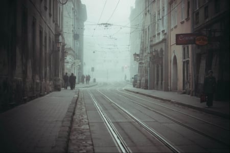 L’viv. Morning mist. - Ukraine, Lviv, photography, cities, ukrainian cities