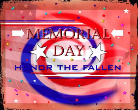 Memorial Day Tribute - usa, memorial day, holidays, tributes, abstract