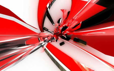 Pure Abstraction - hd, abstract, red, 3d, pure