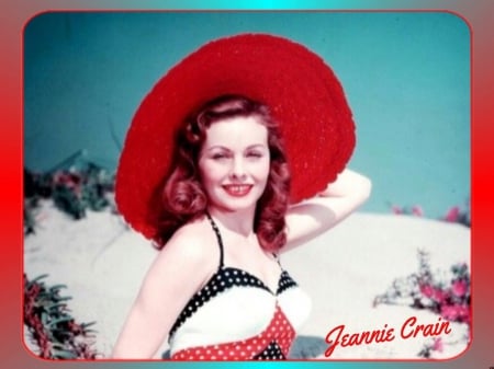 Jeannie Crain - Crain, Jeannie, Hat, Actress