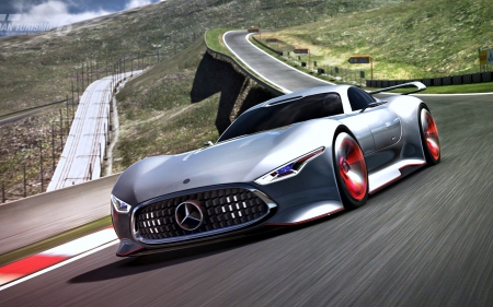 Gran Turismo 6 ~ Mercedes Benz AMG - mercedes, cars, road, amg