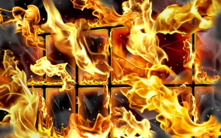 fire - fun, abstract, cool, 3d, fire