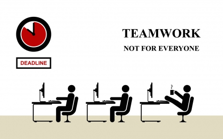 teamwork not for everyone - entertainment, teamwork, cool, funny