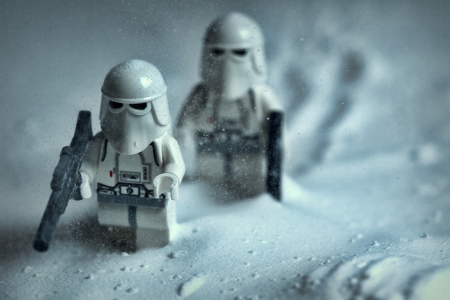 imperial army - imperial army, lego, snow, mini, partol