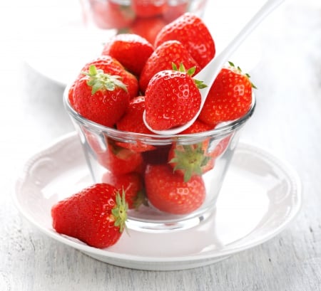 ♥Strawberry♥ - berries, fresh, strawberry, dessert