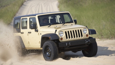 JEEP WRANGLER WAR IN THE SAND