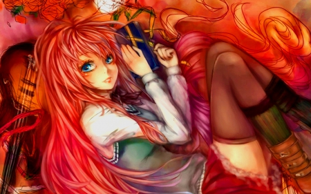 Megurine Luca - girl, women, manga, anime