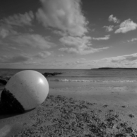 Buoy on beach