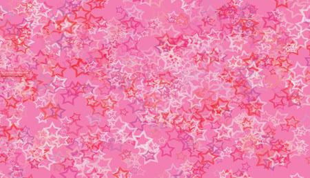 Starry Pinks - star pattern, pink