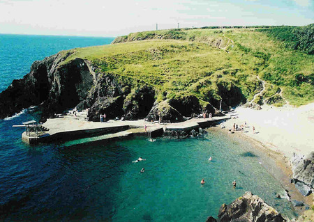 Irish Beach - beach, green sea, ireland, coast