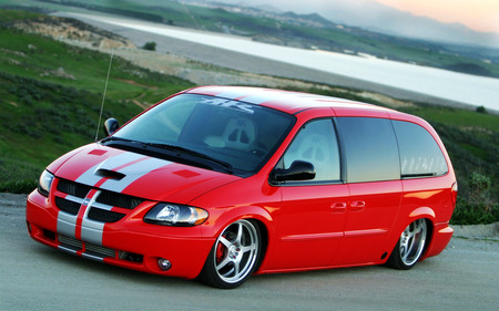 Respect the Van - low, srt, red, dodge, van