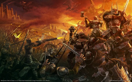 warhammer mark of chaos - warhammer, game, pc