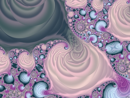 Fractal  - fractal, pastel, computer art