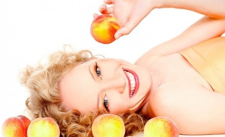 Beauty - fashion, apples, lady, model