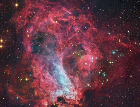 Star Factory Messier 17 - fun, stars, galaxy, cool, space