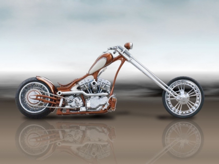 Custom bike - harley, chopper, motorcycle, custom bike