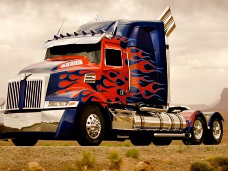 Transformer - transformer, semi, truck, big rig