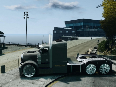 Semi Truck - semi, custom, big rig, truck