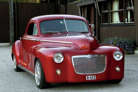 1948-Dodge-Coupe - Red, Mopar, 1948, Classic