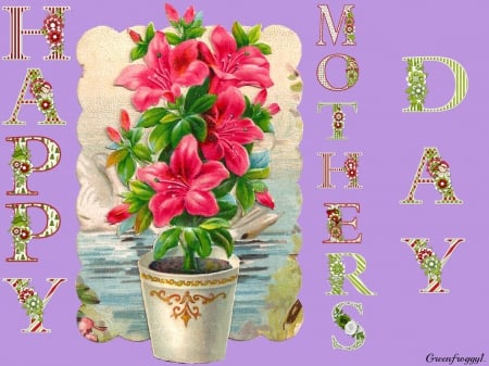 HAPPY MOTHERS DAY - MOTHERS, DAY, CREATION, HAPPY