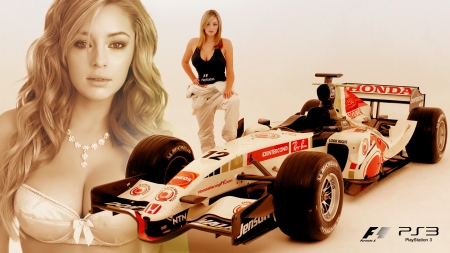 Keeley Hazell - keeley hazell, rally car, sexy, hot