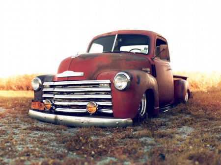 1949 Chevy - truck, pickup, lowered, chevy