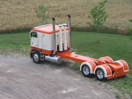 Kustom Freightliner Cabover - truck, freightliner, big rig, semi