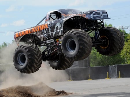 Getting Air................ - air, truck, pickup, custom