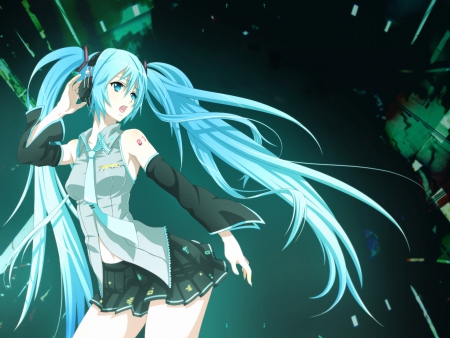 Hatsune Miku - beauty, hatsune, pretty, anime, vocalid, miku