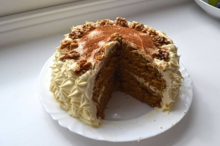 carrot cake - fun, food, yummy, entertainment, cake, cool