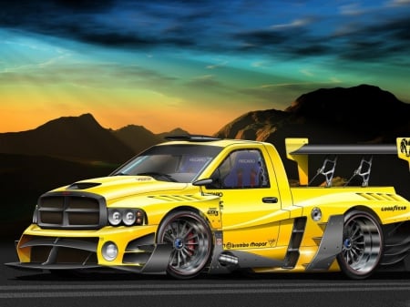 dodge magnum concept racer - cars, dodge, concept, custom