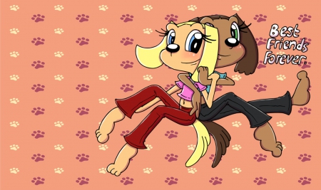 Brandy & Tiffany BFF - tiffany turlington, cartoons, disney, tv series, brandy harrington, cute