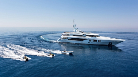 Luxury Yacht - luxury, yacht, sea, boat