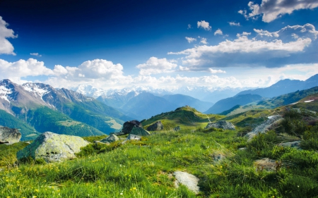 Beautiful scenery - sky, nature, mountain, landscape