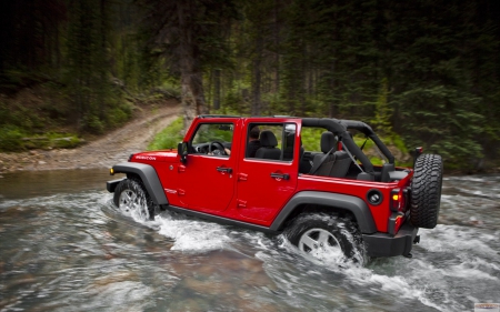 JEEP WRANGLER RED COLOUR - sema show, hd car wallpapers, socal customs, wallpapers up