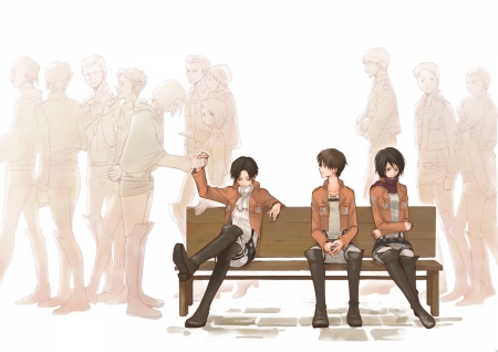 Attack On titan - mikasa, aot, attack, attack on titan, on, eren, titan, levi, anime