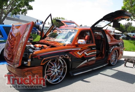 CHEVY AVALANCHE - sema show, socal customs, sport truck, wallpapers up