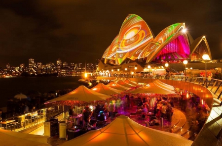 SYDNEY OPERA HOUSE - house, opera, sydney, lights